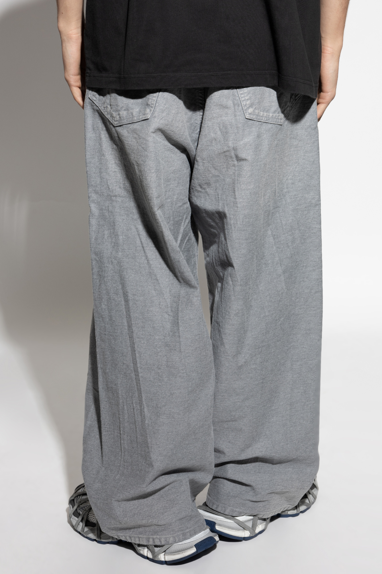 80s BALENCIAGA スラックス ヴィンテージ BALENCIAGA バレンシアガ 17SS 460800 ヴィンテージ ウォッシュ